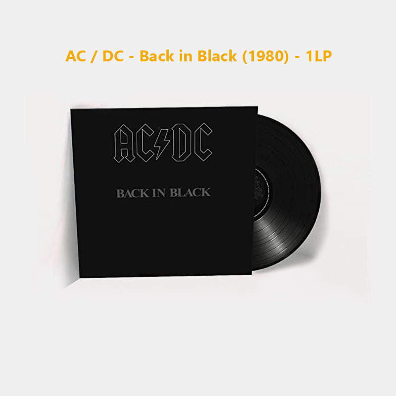 AC / DC - Back in Black (1980)- 1LP صفحه گرام ای سی-دی سی
